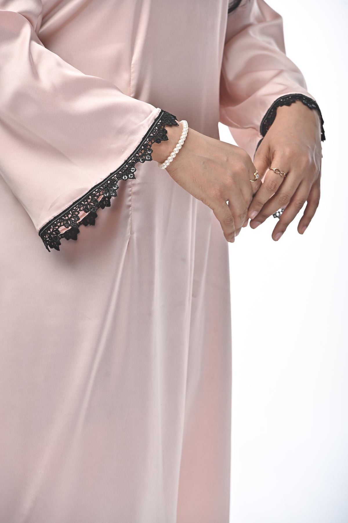 Elora Blush Pink SATIN Dress