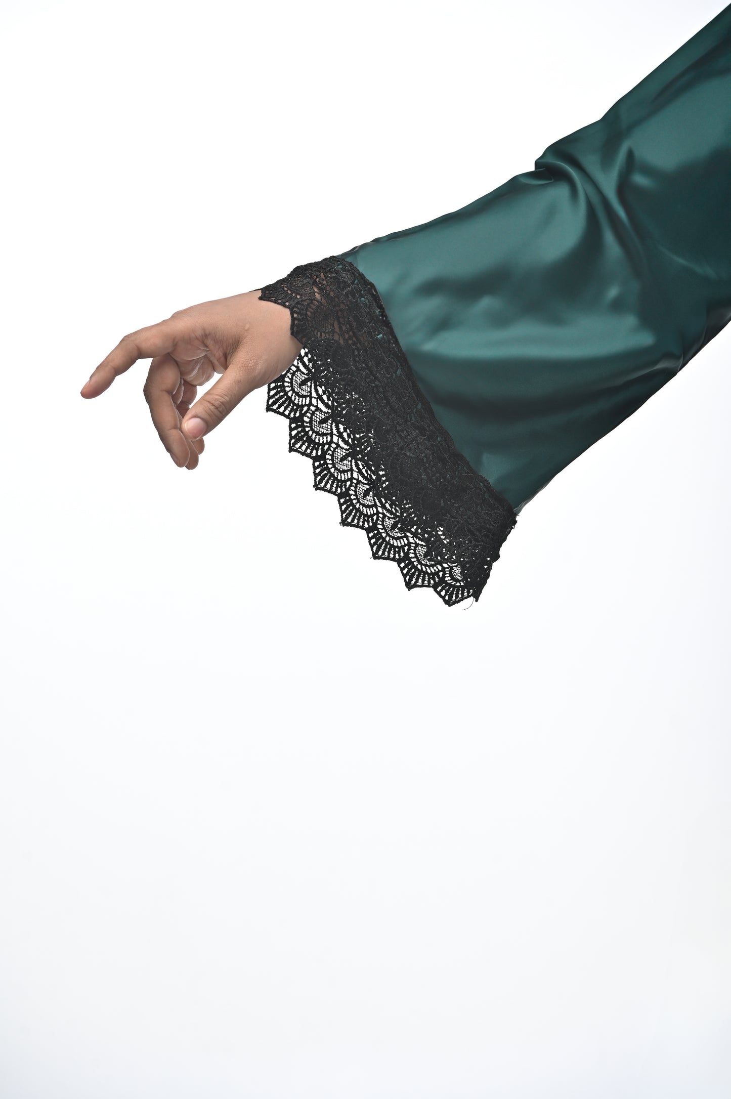 Elora Emerald SATIN Dress